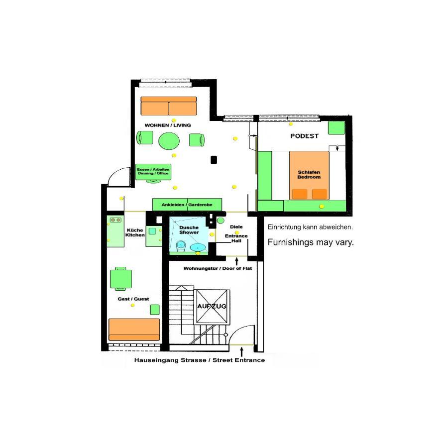 City-apartment 65qm 2-schlafzimmer Wlan Nichtraucher Parken Apartment